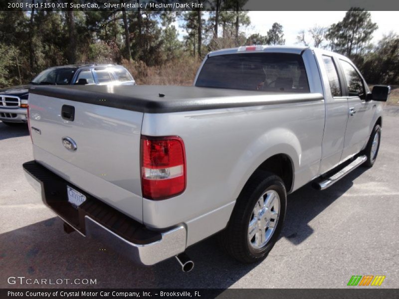 Silver Metallic / Medium/Dark Flint 2008 Ford F150 XLT SuperCab