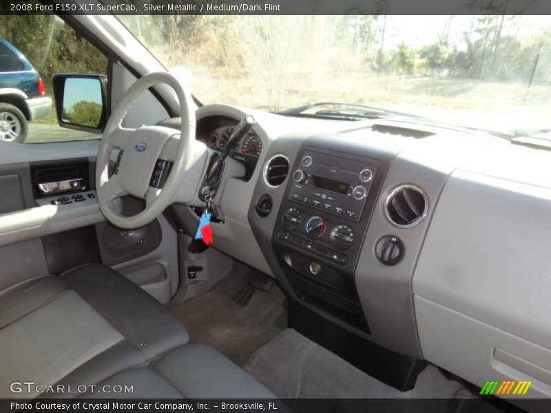 Silver Metallic / Medium/Dark Flint 2008 Ford F150 XLT SuperCab