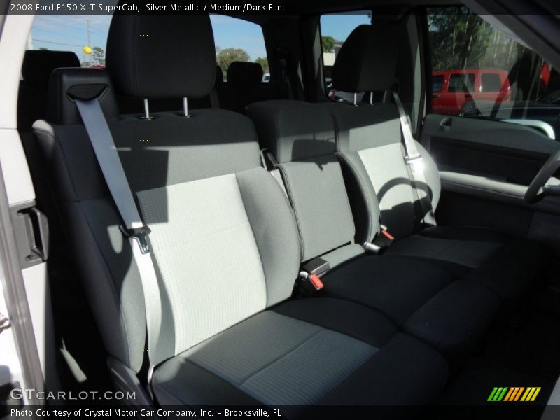 Silver Metallic / Medium/Dark Flint 2008 Ford F150 XLT SuperCab