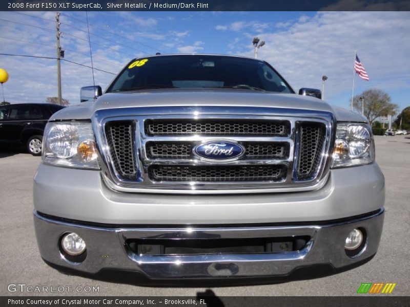 Silver Metallic / Medium/Dark Flint 2008 Ford F150 XLT SuperCab