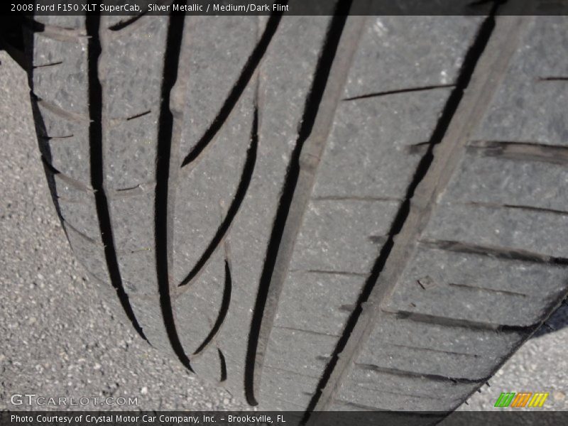 Silver Metallic / Medium/Dark Flint 2008 Ford F150 XLT SuperCab