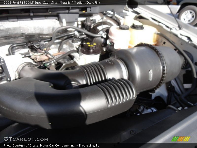 Silver Metallic / Medium/Dark Flint 2008 Ford F150 XLT SuperCab
