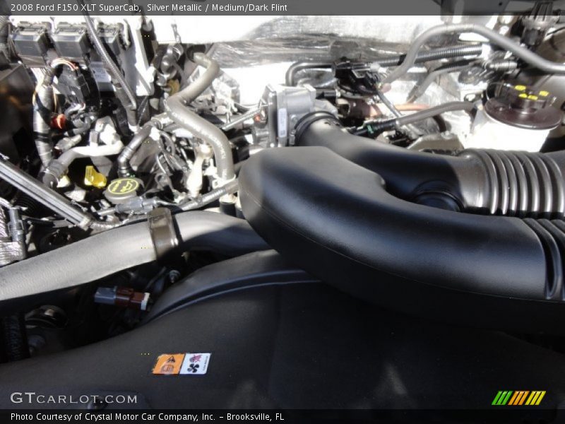 Silver Metallic / Medium/Dark Flint 2008 Ford F150 XLT SuperCab