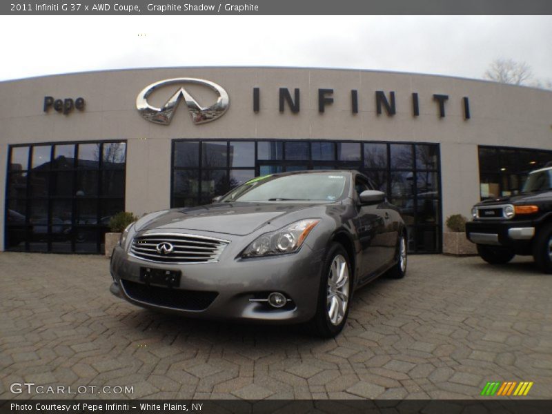 Graphite Shadow / Graphite 2011 Infiniti G 37 x AWD Coupe