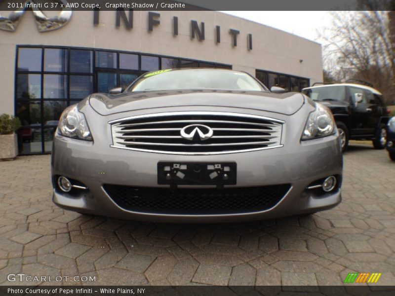 Graphite Shadow / Graphite 2011 Infiniti G 37 x AWD Coupe