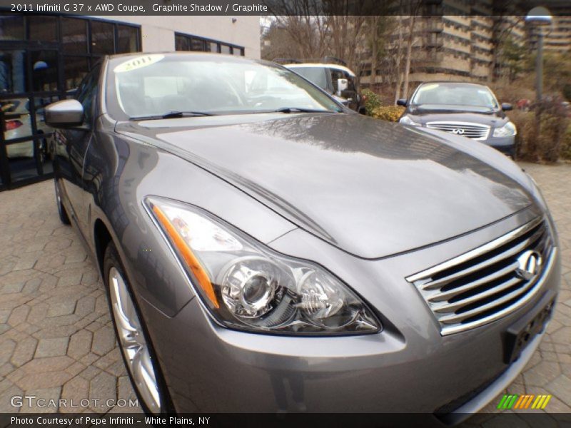 Graphite Shadow / Graphite 2011 Infiniti G 37 x AWD Coupe