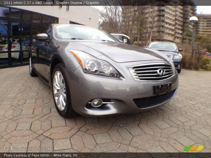 Graphite Shadow / Graphite 2011 Infiniti G 37 x AWD Coupe