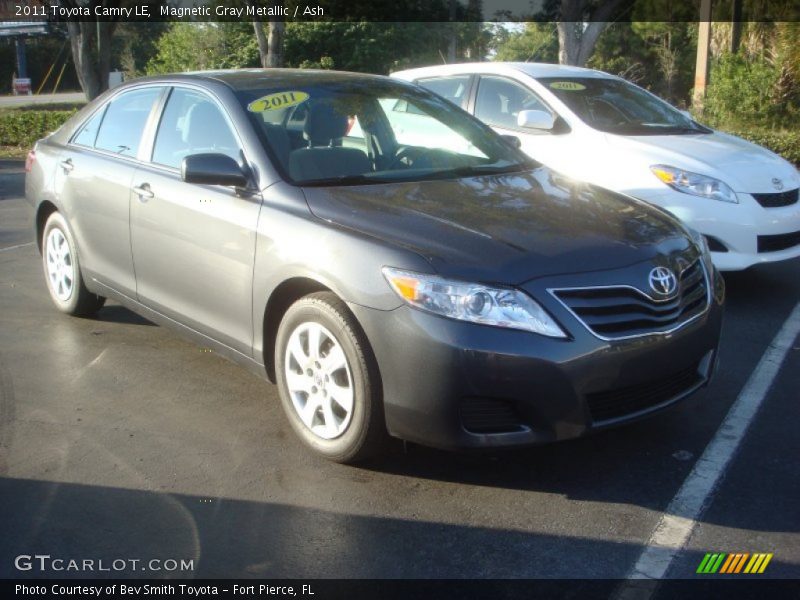 Magnetic Gray Metallic / Ash 2011 Toyota Camry LE