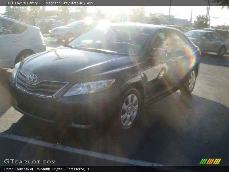 Magnetic Gray Metallic / Ash 2011 Toyota Camry LE