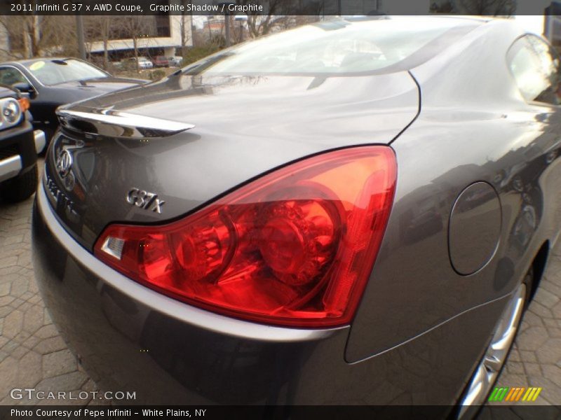 Graphite Shadow / Graphite 2011 Infiniti G 37 x AWD Coupe