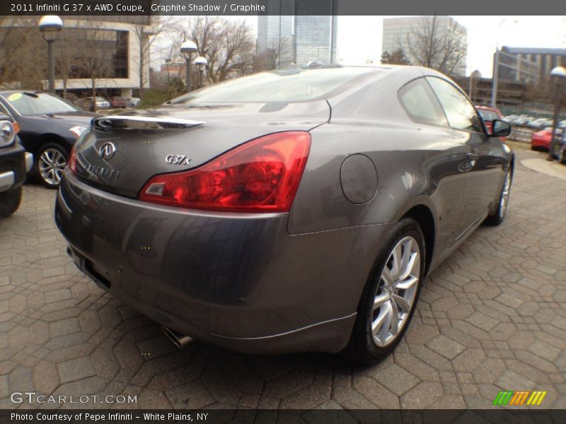 Graphite Shadow / Graphite 2011 Infiniti G 37 x AWD Coupe