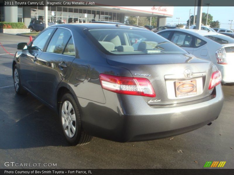 Magnetic Gray Metallic / Ash 2011 Toyota Camry LE