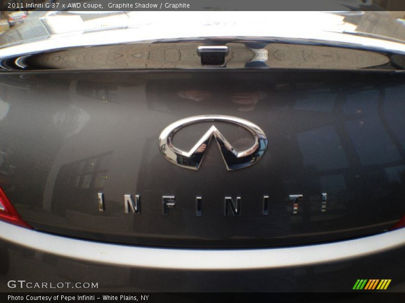 Graphite Shadow / Graphite 2011 Infiniti G 37 x AWD Coupe