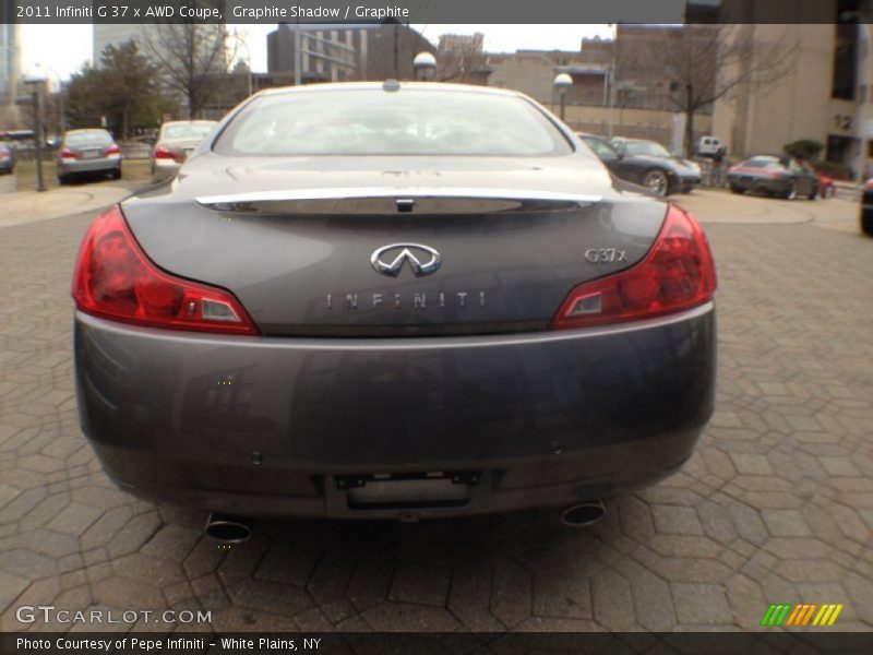 Graphite Shadow / Graphite 2011 Infiniti G 37 x AWD Coupe