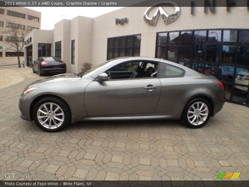 Graphite Shadow / Graphite 2011 Infiniti G 37 x AWD Coupe