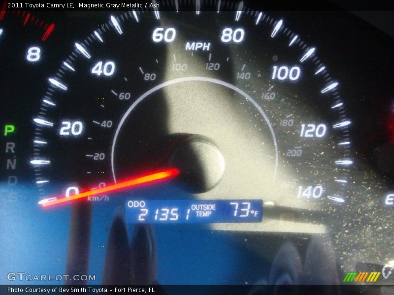 Magnetic Gray Metallic / Ash 2011 Toyota Camry LE