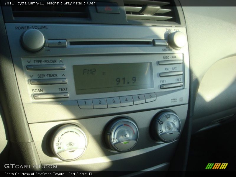 Magnetic Gray Metallic / Ash 2011 Toyota Camry LE