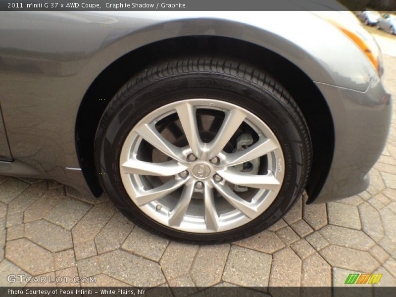 Graphite Shadow / Graphite 2011 Infiniti G 37 x AWD Coupe