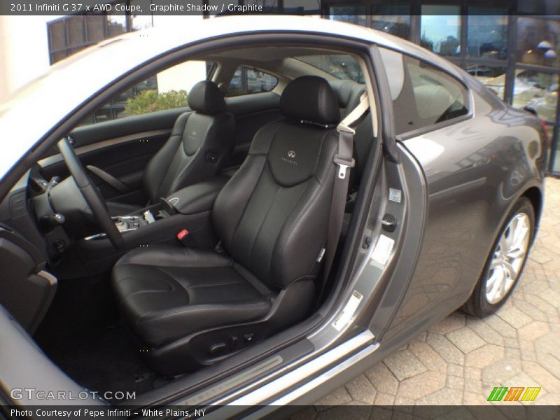  2011 G 37 x AWD Coupe Graphite Interior