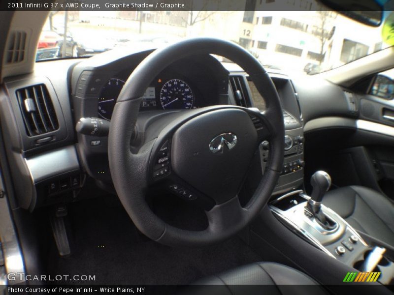  2011 G 37 x AWD Coupe Graphite Interior