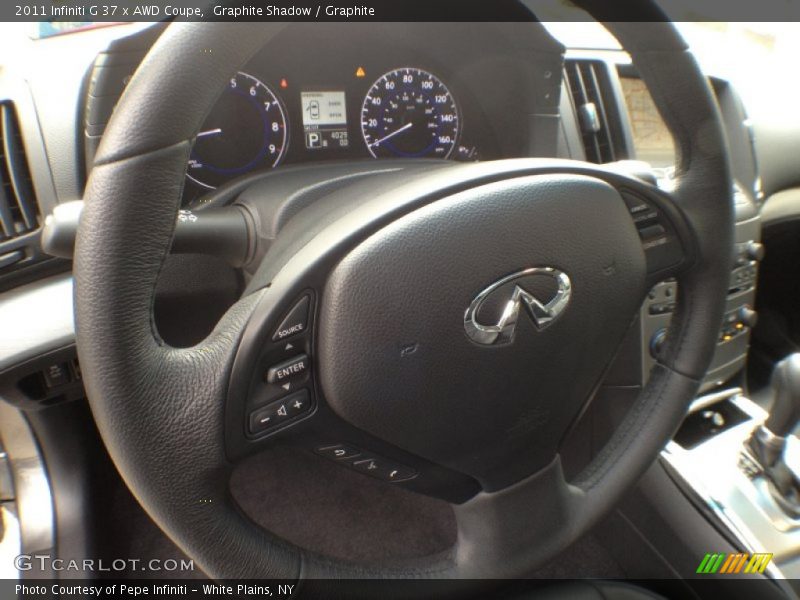 Graphite Shadow / Graphite 2011 Infiniti G 37 x AWD Coupe