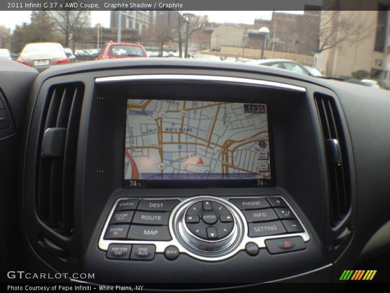 Navigation of 2011 G 37 x AWD Coupe