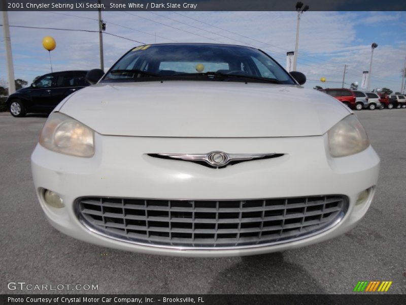 Stone White / Dark Slate Gray 2001 Chrysler Sebring LXi Sedan