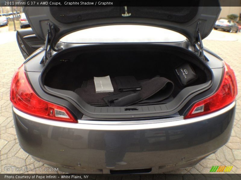 Graphite Shadow / Graphite 2011 Infiniti G 37 x AWD Coupe