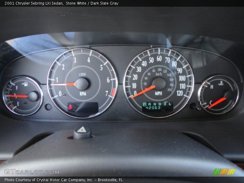  2001 Sebring LXi Sedan LXi Sedan Gauges