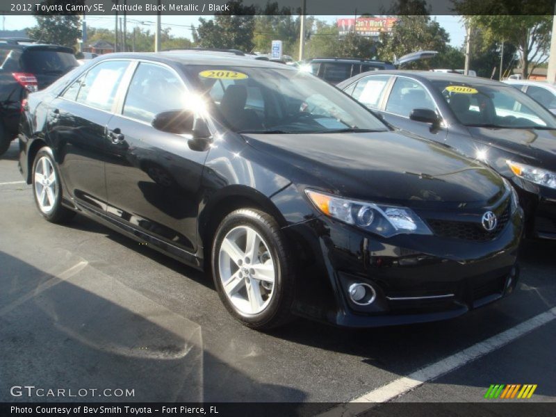 Attitude Black Metallic / Black 2012 Toyota Camry SE