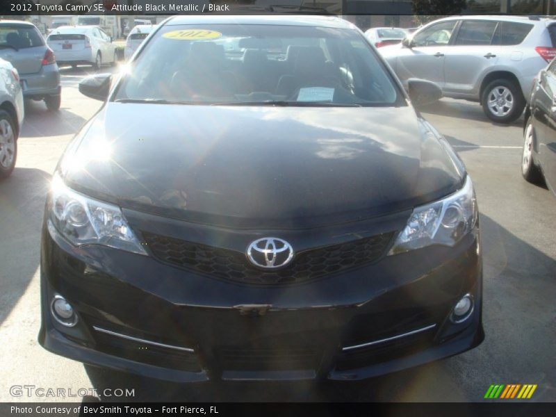 Attitude Black Metallic / Black 2012 Toyota Camry SE