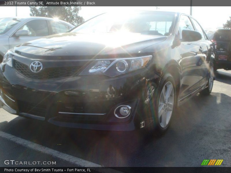 Attitude Black Metallic / Black 2012 Toyota Camry SE