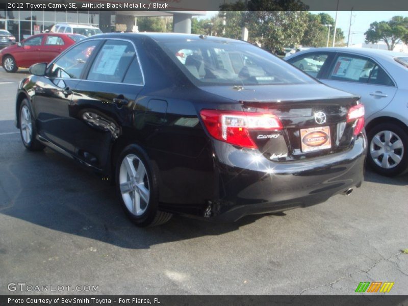 Attitude Black Metallic / Black 2012 Toyota Camry SE