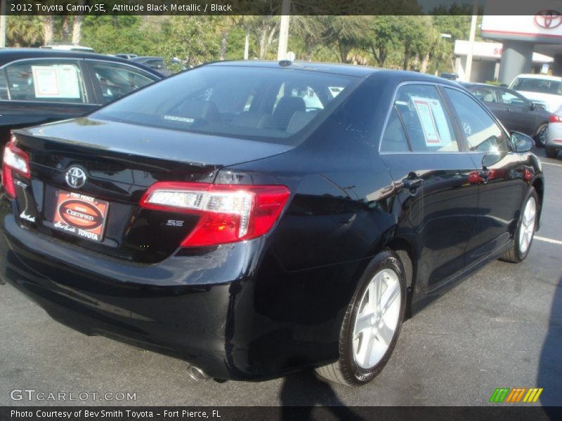 Attitude Black Metallic / Black 2012 Toyota Camry SE