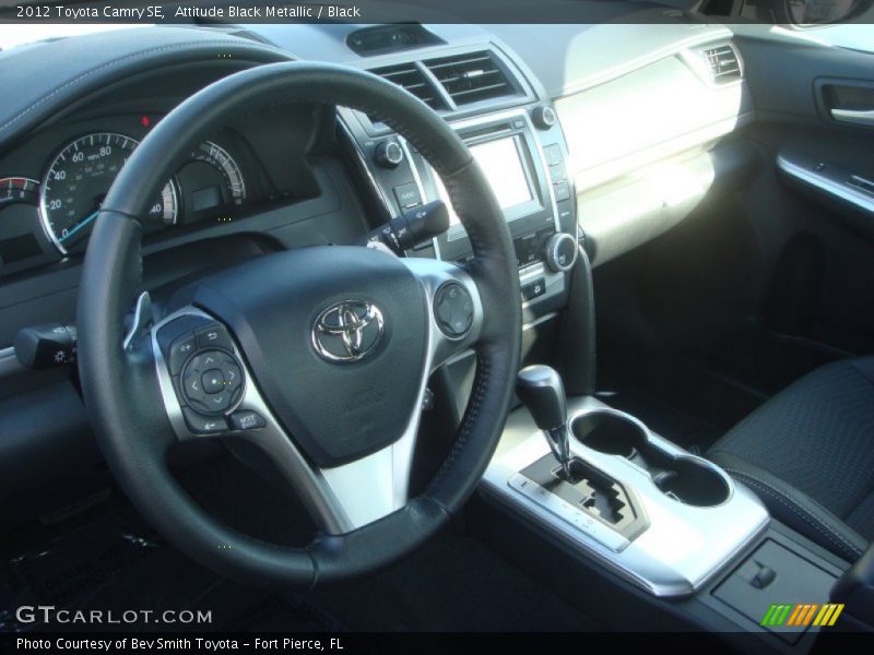 Attitude Black Metallic / Black 2012 Toyota Camry SE