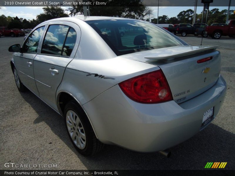 Silver Ice Metallic / Ebony 2010 Chevrolet Cobalt LT Sedan