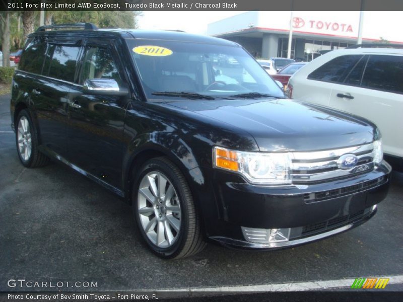 Tuxedo Black Metallic / Charcoal Black 2011 Ford Flex Limited AWD EcoBoost