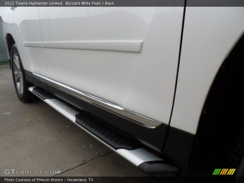 Blizzard White Pearl / Black 2012 Toyota Highlander Limited