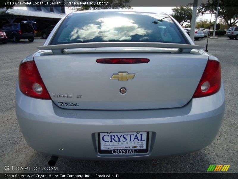 Silver Ice Metallic / Ebony 2010 Chevrolet Cobalt LT Sedan