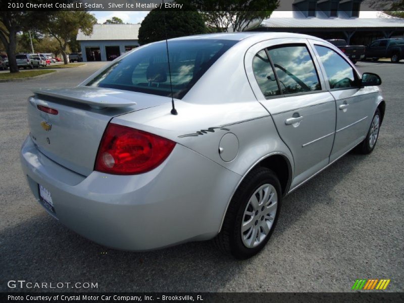 Silver Ice Metallic / Ebony 2010 Chevrolet Cobalt LT Sedan