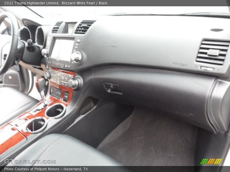 Blizzard White Pearl / Black 2012 Toyota Highlander Limited