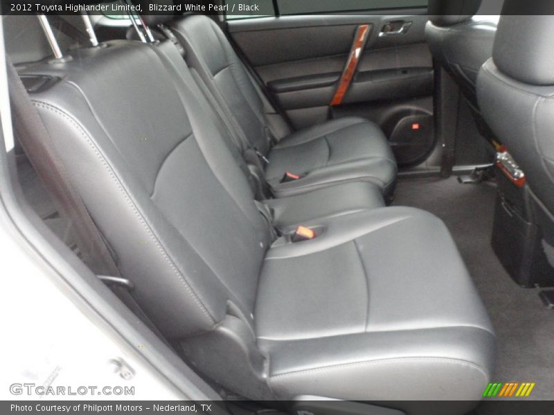 Blizzard White Pearl / Black 2012 Toyota Highlander Limited