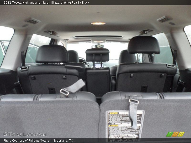 Blizzard White Pearl / Black 2012 Toyota Highlander Limited