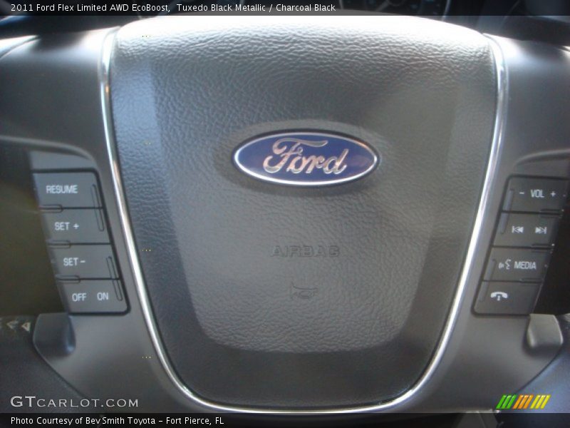 Tuxedo Black Metallic / Charcoal Black 2011 Ford Flex Limited AWD EcoBoost
