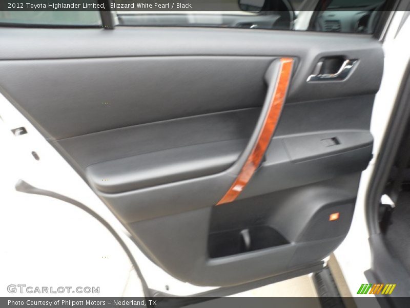 Blizzard White Pearl / Black 2012 Toyota Highlander Limited