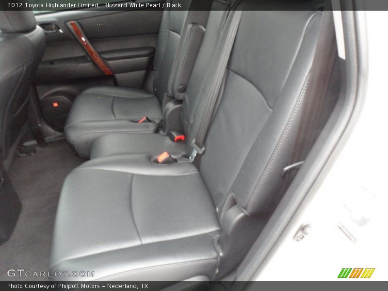 Blizzard White Pearl / Black 2012 Toyota Highlander Limited