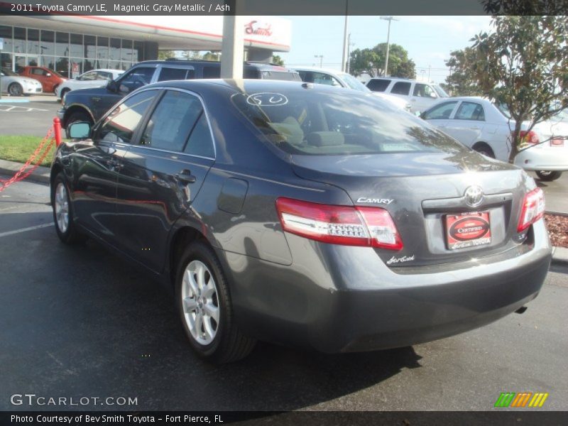 Magnetic Gray Metallic / Ash 2011 Toyota Camry LE