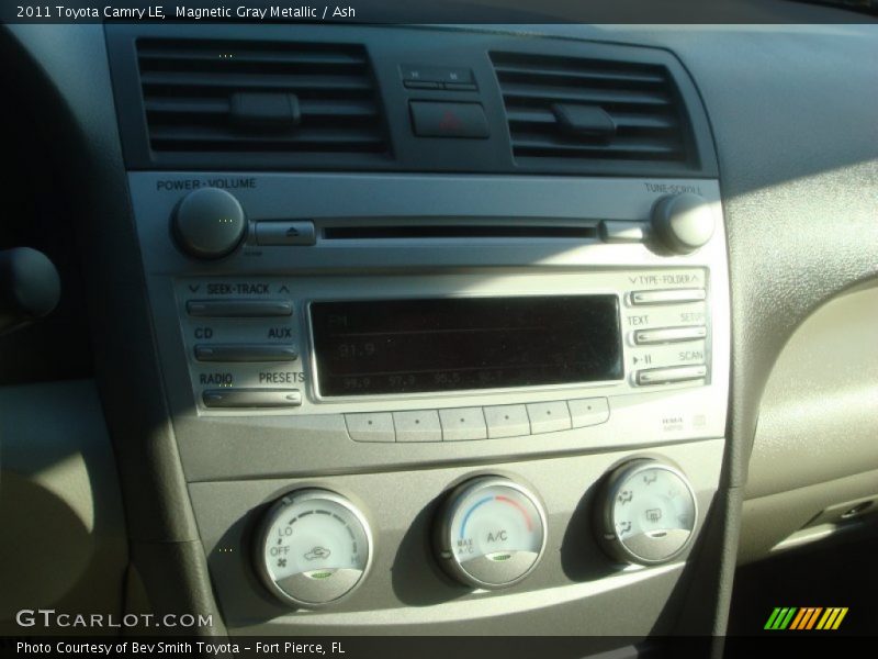 Magnetic Gray Metallic / Ash 2011 Toyota Camry LE