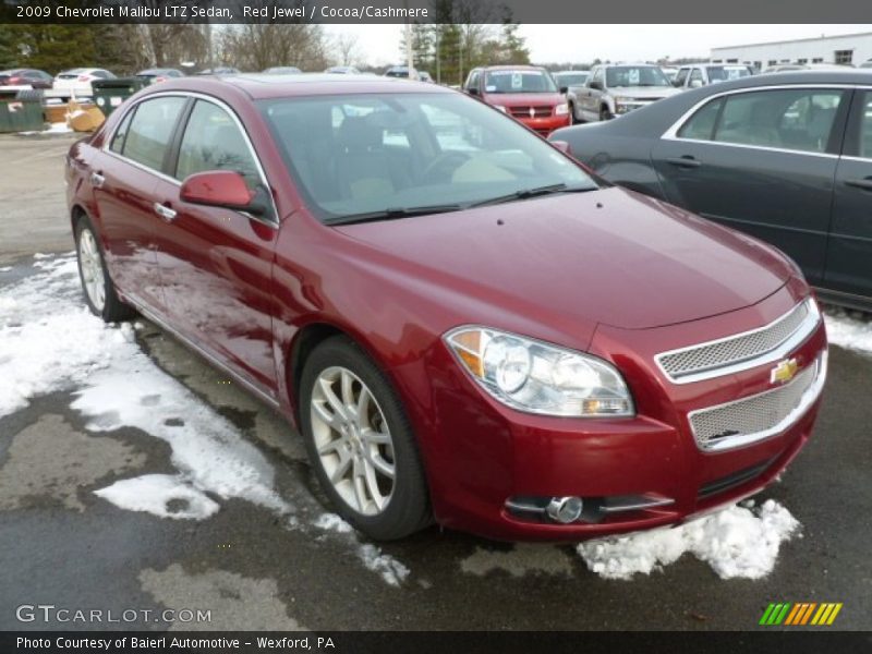 Red Jewel / Cocoa/Cashmere 2009 Chevrolet Malibu LTZ Sedan