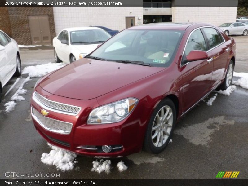 Red Jewel / Cocoa/Cashmere 2009 Chevrolet Malibu LTZ Sedan